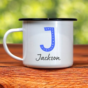 Monogram Kids Mug, Personalized Name Mug for Kids, Personalized Kids Mug, Custom Name Mug, Mug for Boys and Girls, Kids Gift, Kids Camp Mug
