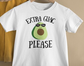 Funny Avocado Shirt, Funny Boy Clothing, Girl Clothing, Kids Avocado Shirt, Youth Shirts for Boys, Funny Boy Apparel, Avocado Shirt Kids
