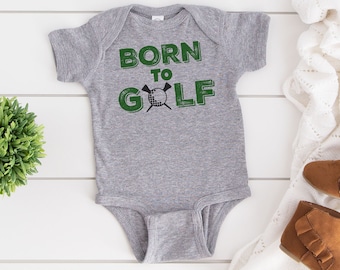 Golf Baby Bodysuit, Baby Boy, Golfing baby outfit, Future Golfer, New Baby Gift, Golf Lover Baby Clothes, Gift for Golf Lover, Baby Shower