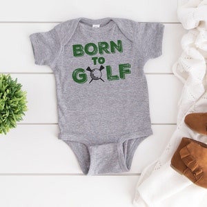 Golf Baby Bodysuit, Baby Boy, Golfing baby outfit, Future Golfer, New Baby Gift, Golf Lover Baby Clothes, Gift for Golf Lover, Baby Shower