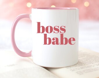 Boss Babe Mug, Girl Boss, Woman Entrepreneur Gift, Coffee Mug for Her, Girl Boss, Gift for Her, Mom Gift, Mom Life Mug, Girl Power