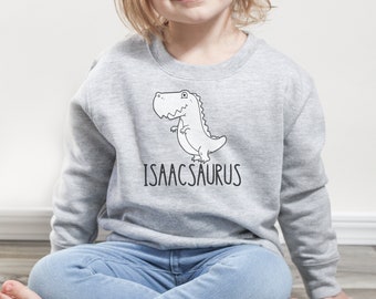 Dinosaur Sweatshirt, Toddler Boy Clothes, Toddler Dinosaur, T Rex Clothes, Crewneck Sweatshirt for Boys, Toddler Boy Clothes, Christmas Gift