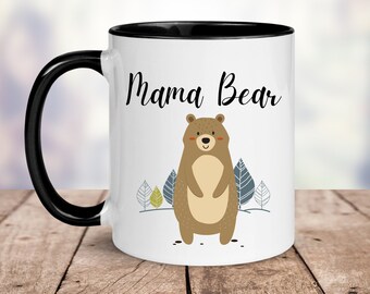 Gift For New Mom, Mama Bear Mug, Mother's Day Mug, Gift for Mom, Mug for Mom, Baby Shower Gift, Bear Mug, Baby Announcement