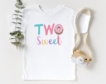 Two Sweet Second Birthday Outfit, 2nd Birthday Shirt for Girl, Toddler Second Birthday Outfit, 2nd Birthday, Sweet Two Bday, Toddler Clothes
