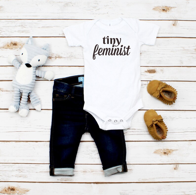 Tiny Feminist Girl Power Baby Shirt The Future is Female Feminist Baby Gift Baby Announcement Baby shower gift Feminist Baby Clothes