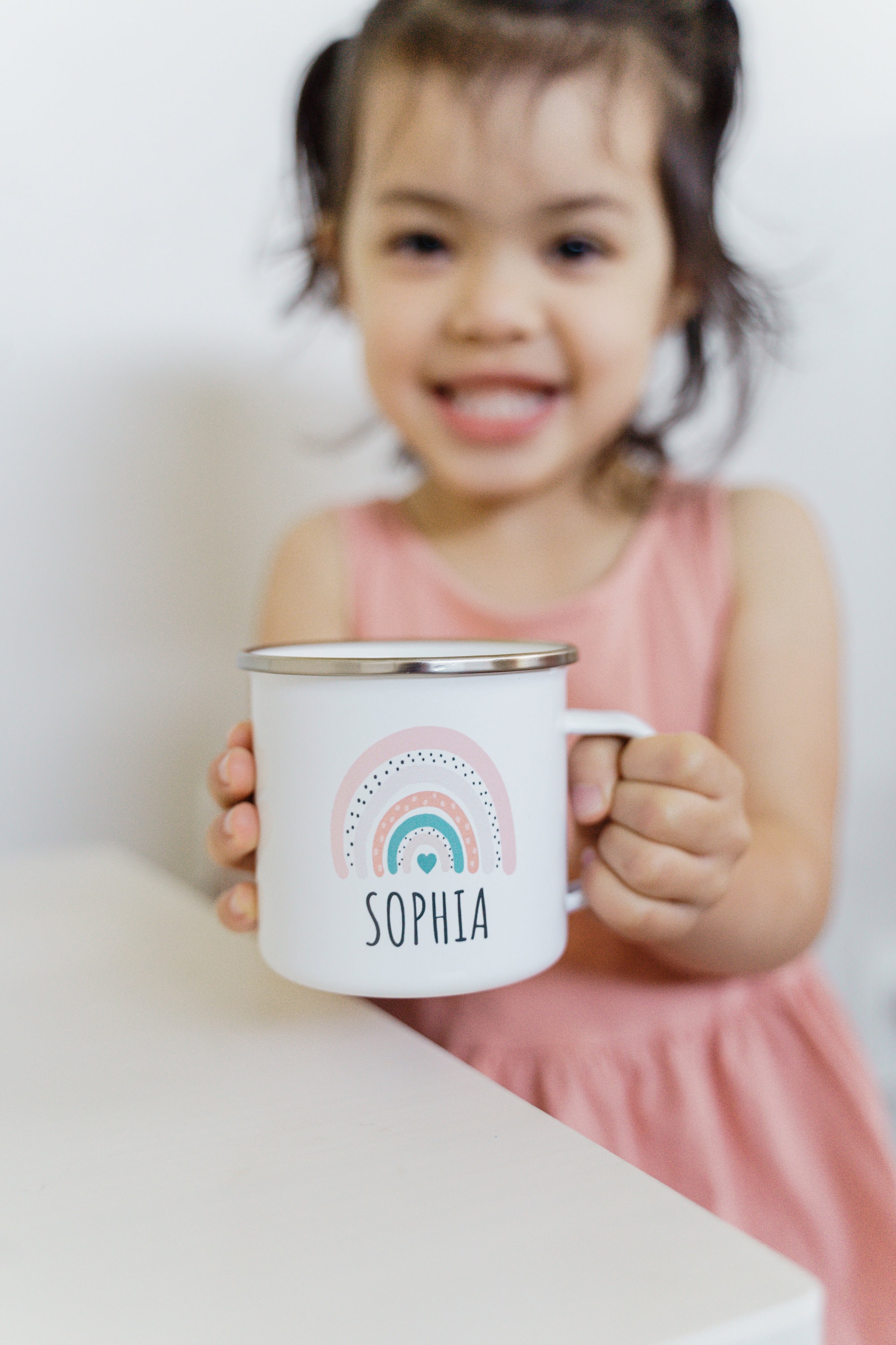 Personalized Kids Mug Rainbow Kids Mug Mug for Little Girls Etsy UK