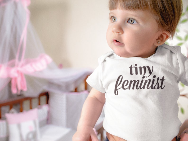 Tiny Feminist Girl Power Baby Shirt The Future is Female Feminist Baby Gift Baby Announcement Baby shower gift Feminist Baby Clothes