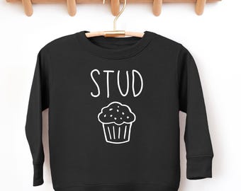 Sweatshirt for Kids, Crewneck for Boys, Toddler Clothes, Toddler Crewneck, Funny Toddler Clothes, Sweatshirts for Boys, Stud Boy Shirt