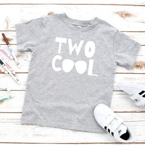 Toddler Second Birthday Shirt, Two Cool Birthday, Boy 2nd Birthday, 2nd Birthday Outfit, Boy 2T Shirt, Toddler Boy Birthday Gift Present