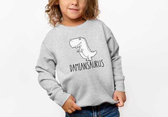 Dinosaur sweatshirt boy sales
