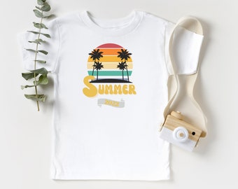 Summer Toddler Clothes, Retro Summer Shirt, Summer Shirt for Kids, Toddler Boy Retro Shirt, Beach Bum, Retro Shirt for Boys, Toddler Clothes