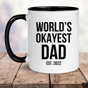 El mejor papá del mundo, regalos divertidos para el Día del Padre, taza divertida para papá, regalo divertido para papá, taza para papá, taza personalizada para papá, regalo personalizado para papá