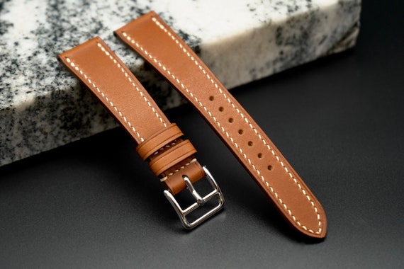 barenia leather watch strap