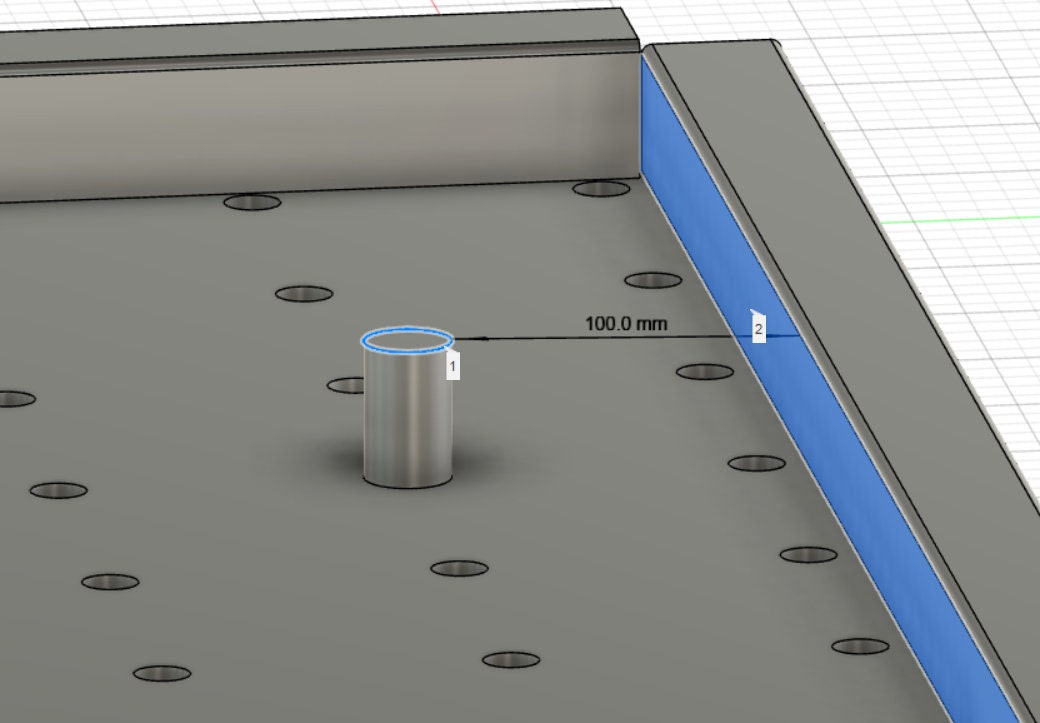 2990 x 1600 Fixture table top with Steel frame. — Symbiotic Engineering