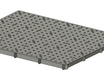 1100 x 850 4mm Light Duty Fixture Tisch