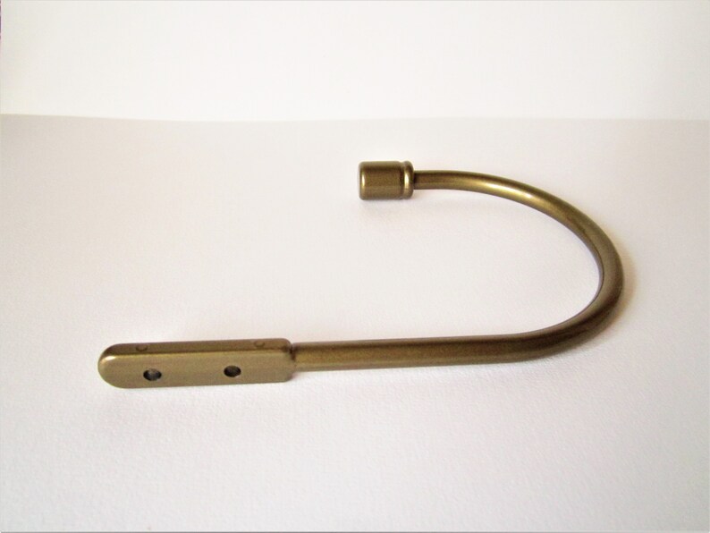Antique Gold Color Curtain Holdback Metal Curtain Rod Hook Etsy UK