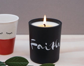 Faith Natural Wax Candle