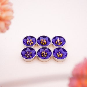 Purple Campanula Scented Tealights