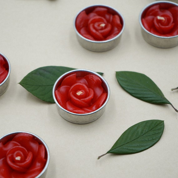 8 Handmade assorted primrose lights scented with Indian jasmine fragrance