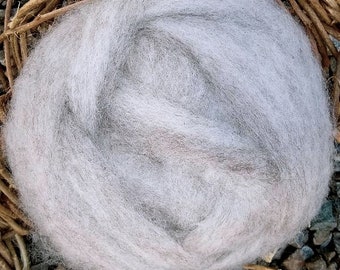 100% Natural Grey Finnsheep Roving