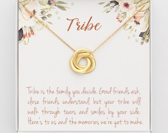 Muse Infinite Tribe Necklace for Women Friendship My Tribe Necklace Love My Tribe Jewelry for Women Tribe Gifts Tribe Bracelet
