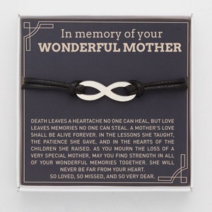 Regalo de duelo por la pérdida de una madre, tarjeta de condolencias, regalo de condolencias para hombres, regalo de duelo por la pérdida de una madre, regalo funerario, regalo en memoria de una madre
