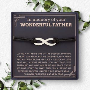 Memorial cadeau, cadeau vader verlies, condoleancekaart, verlies van vader cadeau voor zoon, ter nagedachtenis aan vader cadeaus, cadeau rouw voor mannen