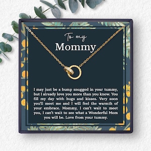 Mom To Be Mothers Day Gift, Pregnant Daughter Gift From Mom, Expecting Mom Necklace, First Mother&#39;s Day Gift, Pregnant Wife Gift