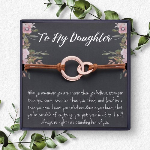 Cadeau pour fille, cadeau fille de maman, cadeau pour fille, cadeau fille pour mariage, cadeau d'anniversaire pour fille