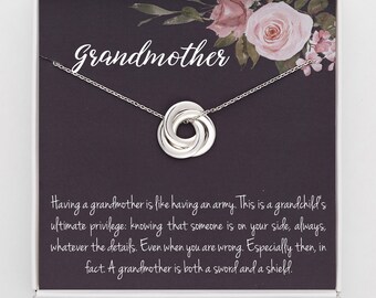 Grandma Necklace, Grandmother  Jewelry, Mothers Day Gift For Grandma, Birthday Gift For Grandmother, Grandma Jewelry, Grandmother Gift