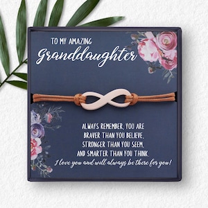 Granddaughter Bracelet Gift,  Gifts For Granddaughter, Granddaughter Graduation Gift, Grandchild Jewelry Gifts, Grandchildren Gifts