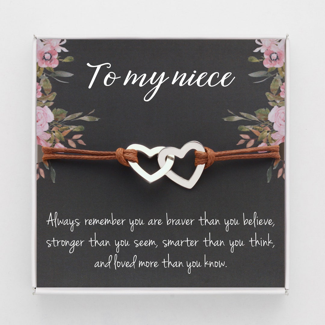 Niece Bracelet Silver Bracelet for Her Infinity Bracelet for Etsy