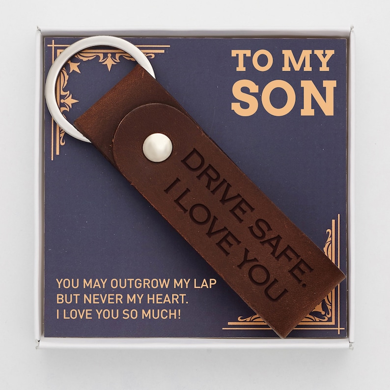Son Keychain Christmas Gift for Son to My Son Mother to Etsy