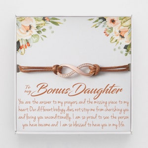 Bonus dochtercadeau, bonus dochtercadeau, cadeau van bonusmoeder, aanmoedigingskaart beste cadeau-ideeën, afstudeercadeaus