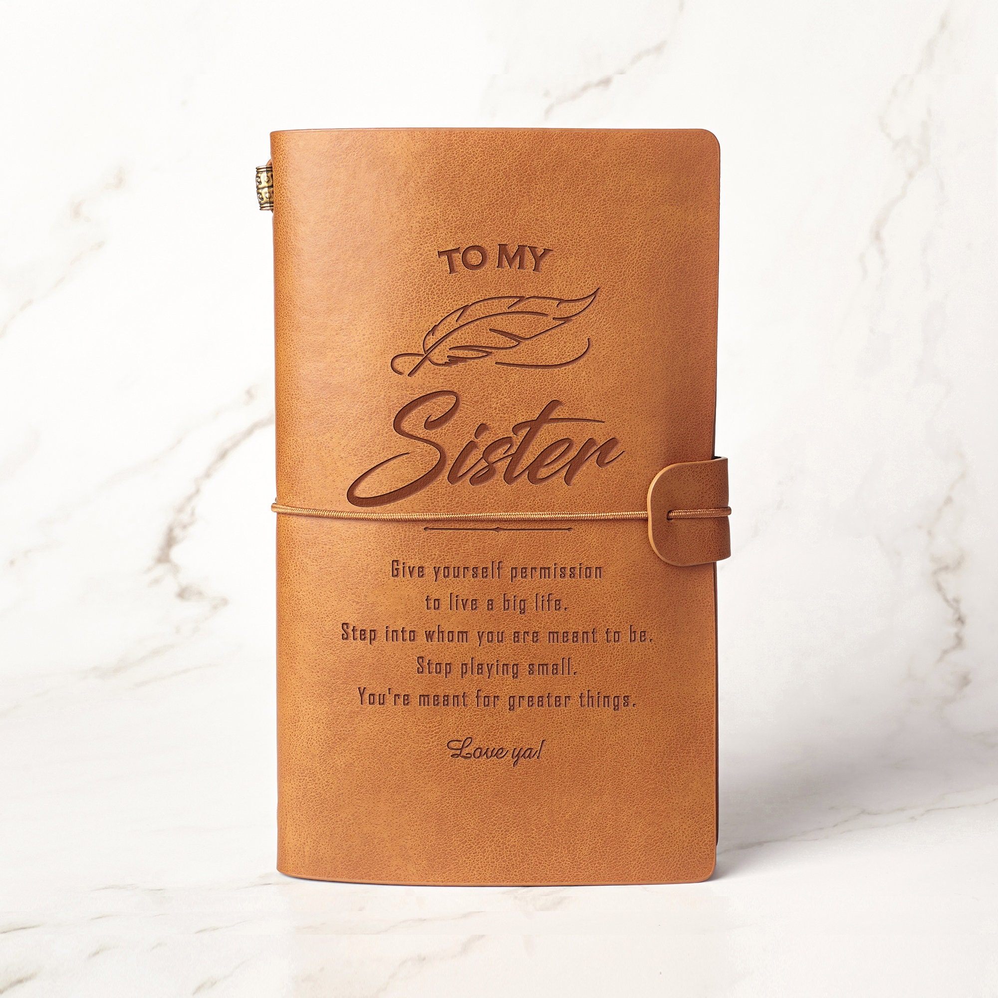 To My Sister Journal Gift Sisters Bestie Diary Infinity Love | Etsy