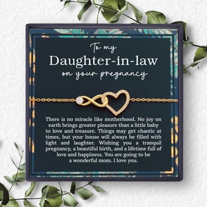 Für meine Schwiegertochter, Geschenk zum ersten Muttertag, Schwiegertochter, Schwangerschaftsgeschenk, Armband für Schwiegertochter, Schwangere