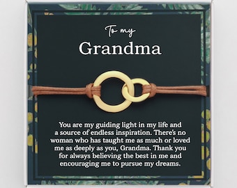 Grandma Bracelet, To My Grandma Gift, Grandma  Mothers Day Gift, Gift For Grandma, Grandma Jewelry, Gifts For Grandma