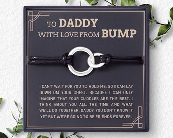 Daddy To Be Gift, First Time Dad Bracelet, Bracelet For Soon To Be Dad, Expecting Dad Gift, Father To Be Gift