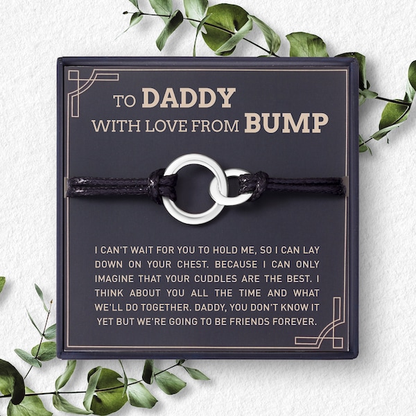 Daddy To Be Gift, Gift For New Dad, Bracelet For Soon To Be Dad, Expecting Dad Gift, Father To Be Gift