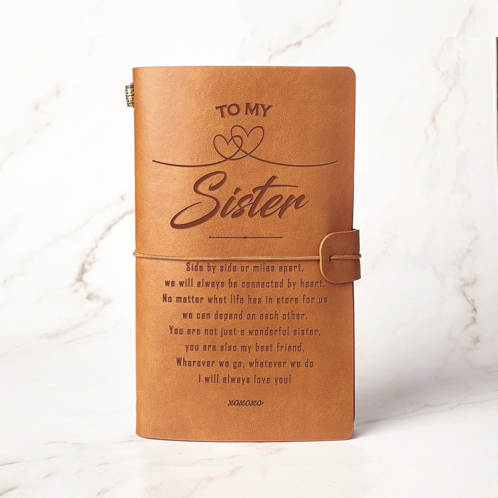 To My Sister Journal Gift Sisters Bestie Diary Infinity Love Etsy