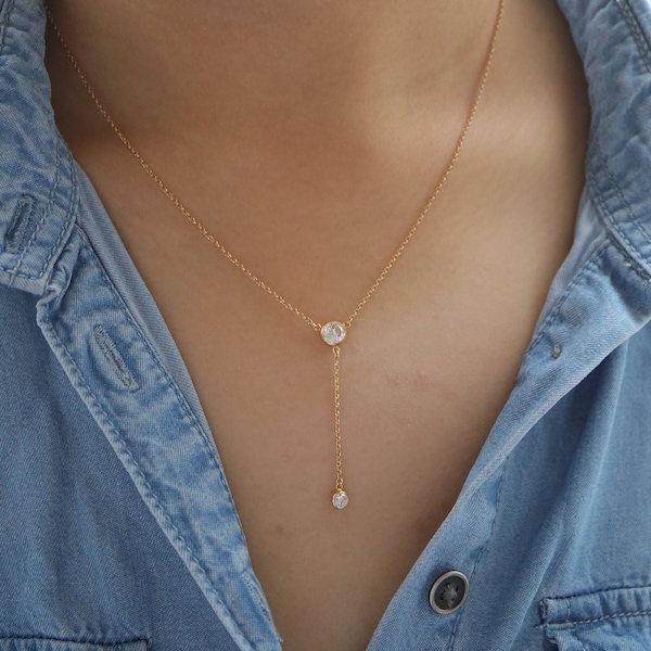 Y Shaped Necklace Etsy