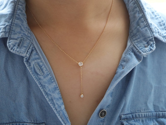 Louise diamond & topaz necklace - Hanka In – Joée Paris