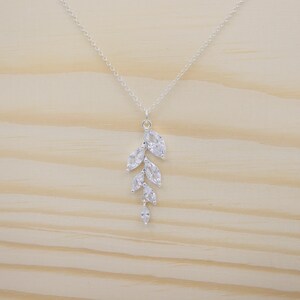 Eluceo Fashion Classy Celebrity Style Sparkly Olive Branch Marquise Cut Cubic Zirconia Jewelry Set 20042839830