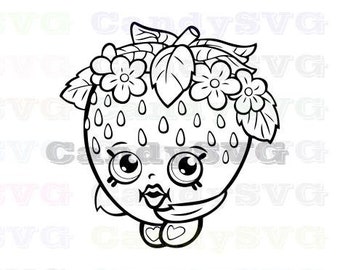 Shopkins Coloring Etsy