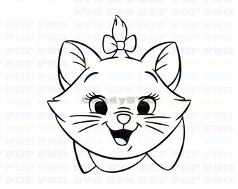 Marie Aristocats Svg Etsy