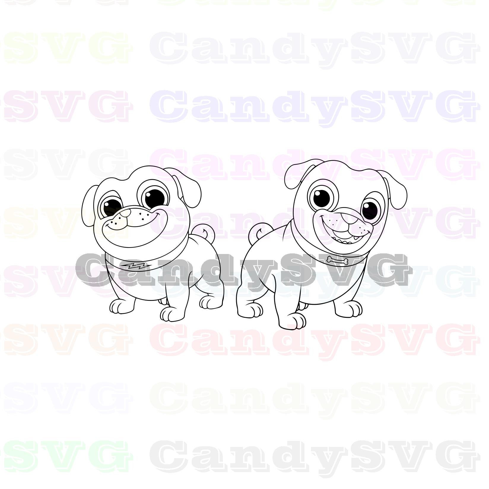 Download Free Puppy Dog Pals Rolly And Bingo Svg Stitch Outline Svg Stitch Etsy SVG Cut Files