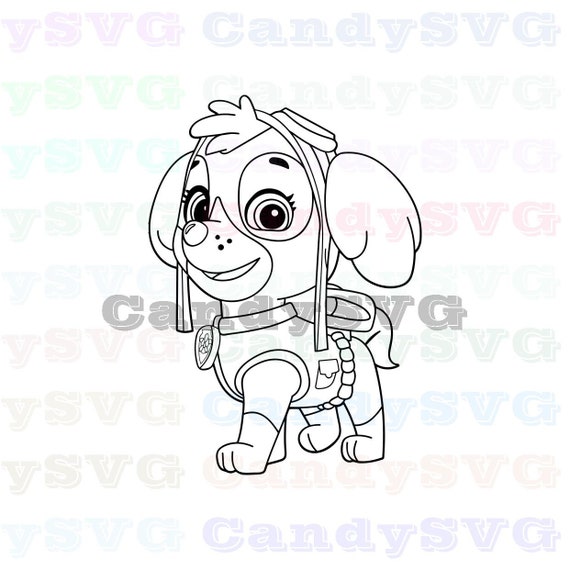 Free Free Paw Patrol Outline Svg 125 SVG PNG EPS DXF File