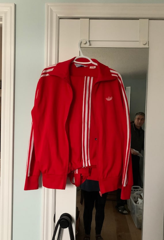 Vintage Adidas Red Men's Tracksuit