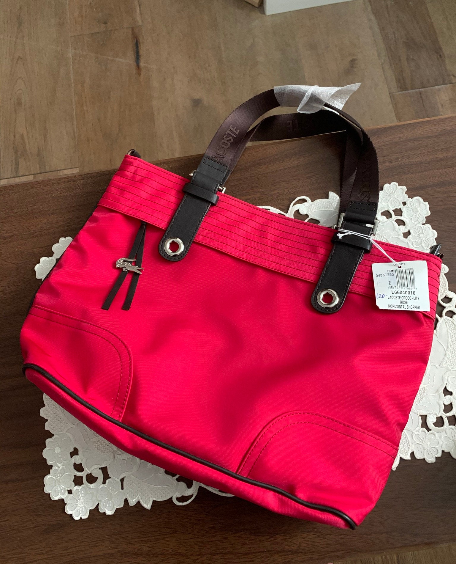 Lacoste Vertical or Horizontal Tote Bag