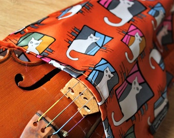 Violin Silk Bag - Aristocats